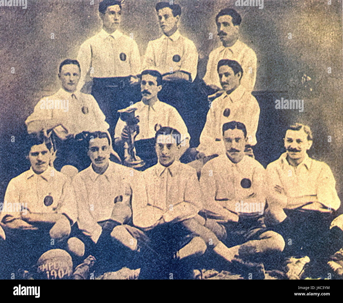 RCD Espanyol campions 1904 Banque D'Images