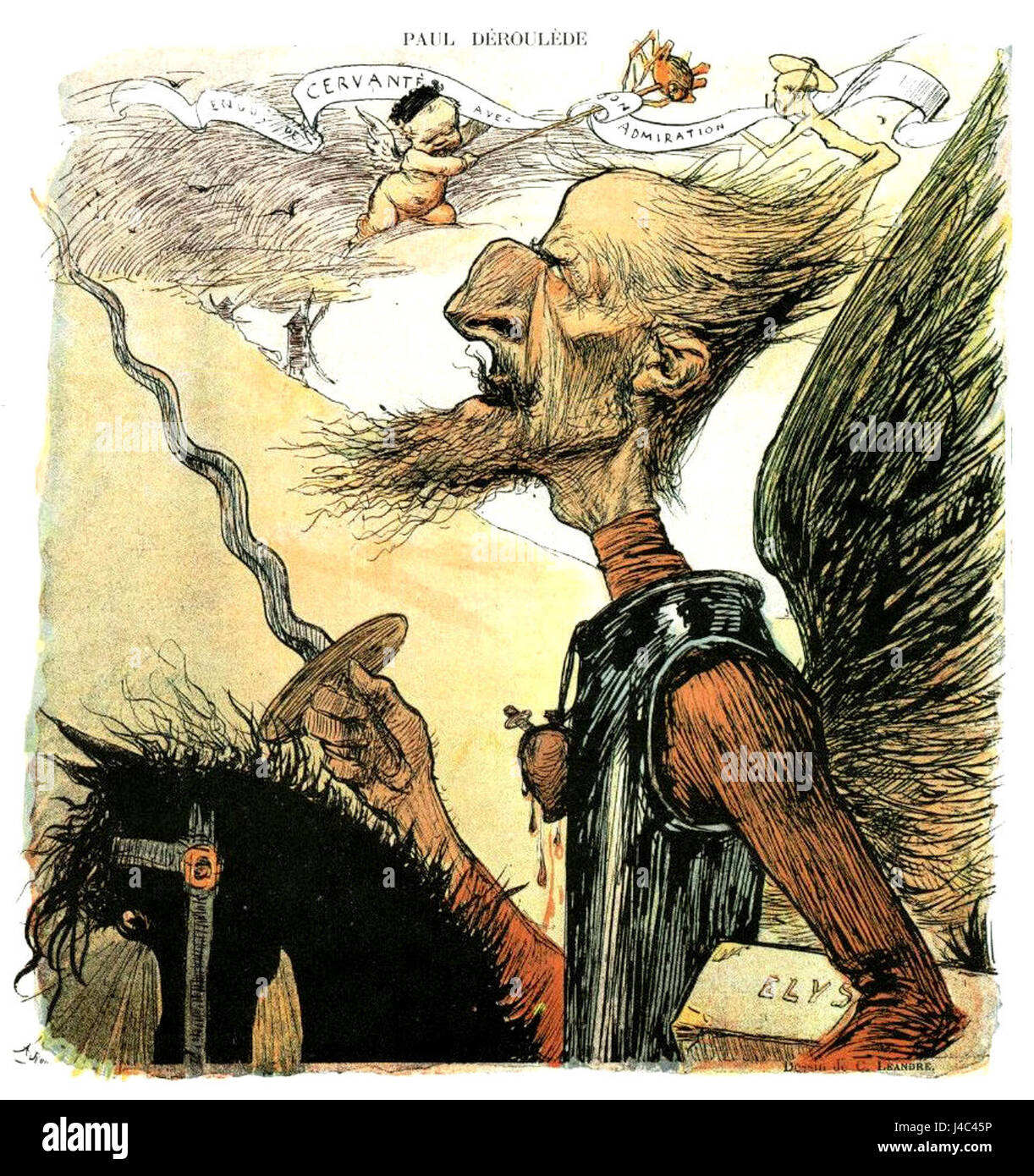 Paul Deroulede Don Quichotte Banque D'Images