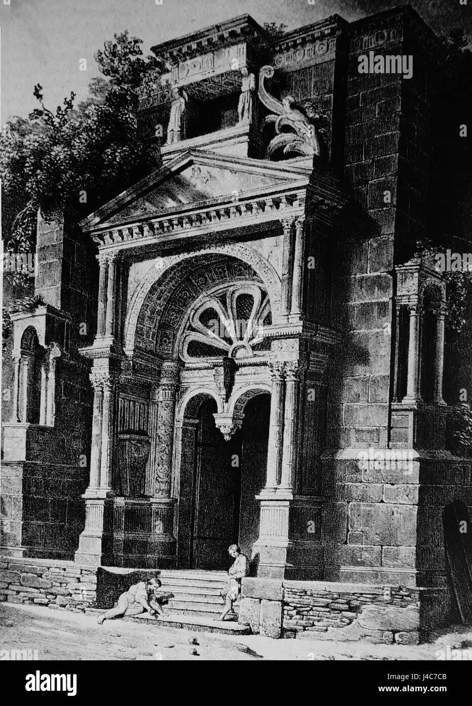 Cette image représente le Portail Saint Martin, monument architectural historique en France, conçu par Hugues Plomb en 1844. Il est connu pour son artisanat détaillé et son importance historique. Banque D'Images Cette image représente le Portail Saint Martin, monument architectural historique en France, conçu par Hugues Plomb en 1844. Il est connu pour son artisanat détaillé et son importance historique. Banque D'Images