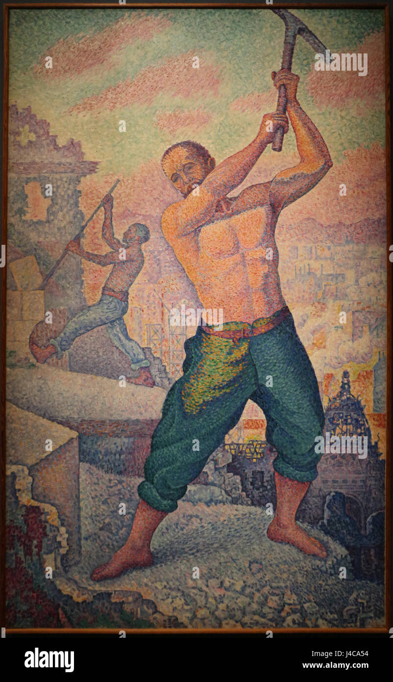 Paul Signac, il demolitore, 1897 1899, 01 Banque D'Images