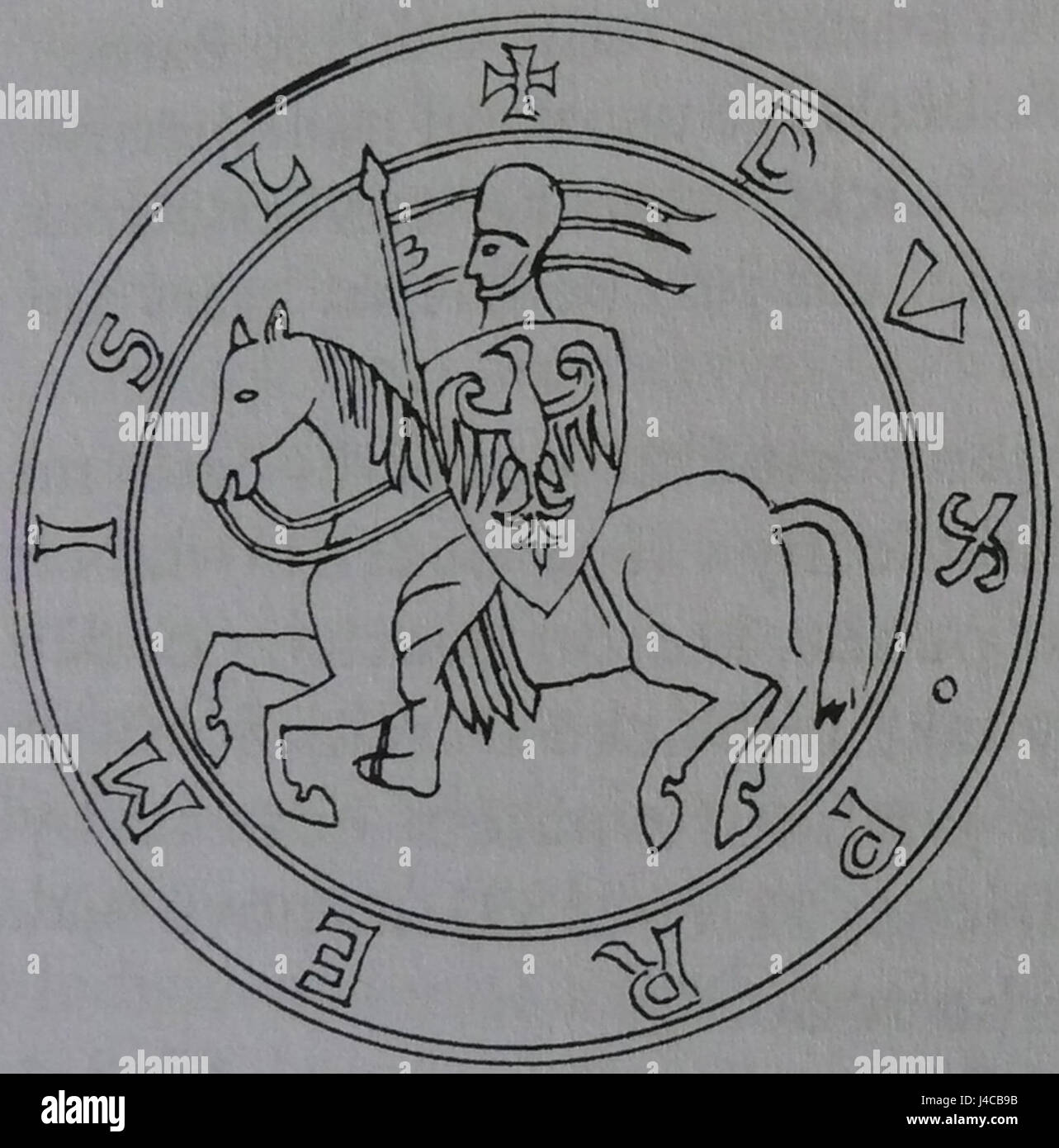 M 1 jezdecka Banque D'Images