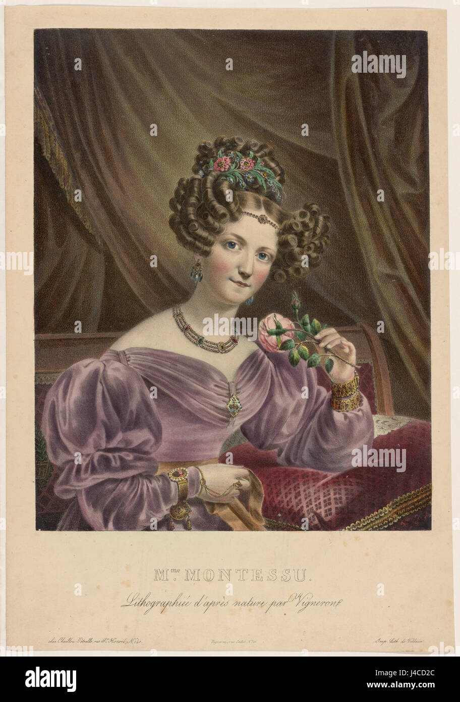 Portrait (NYPL b12164397 5237635) Banque D'Images