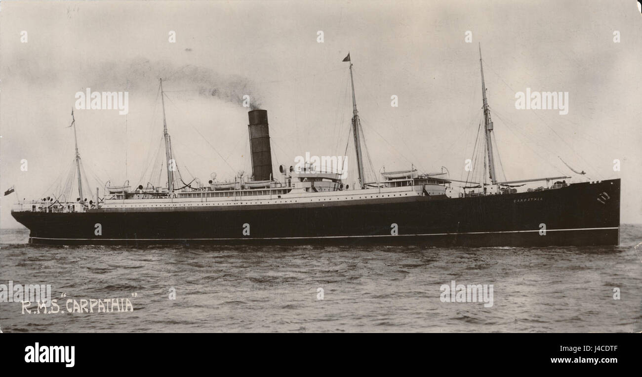 RMS Carpathia Banque D'Images