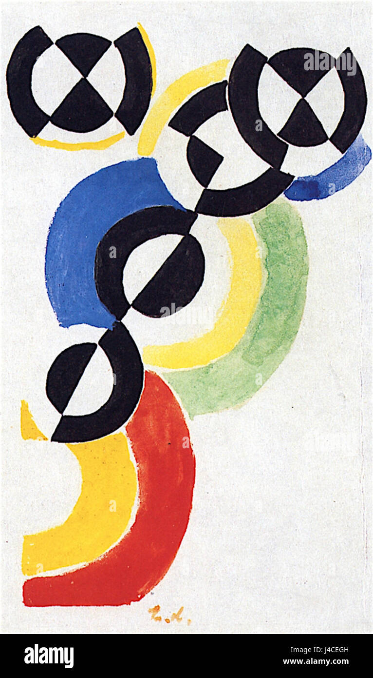 Robert Delaunay Rhythm IV c. 1932 Collection privée Banque D'Images
