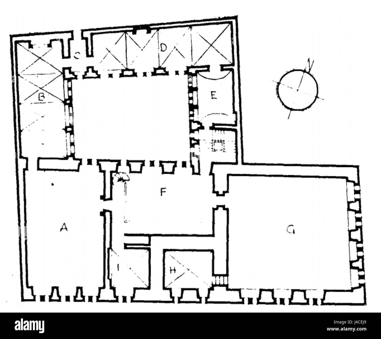 Ratusz Plan Gdansk Banque D'Images