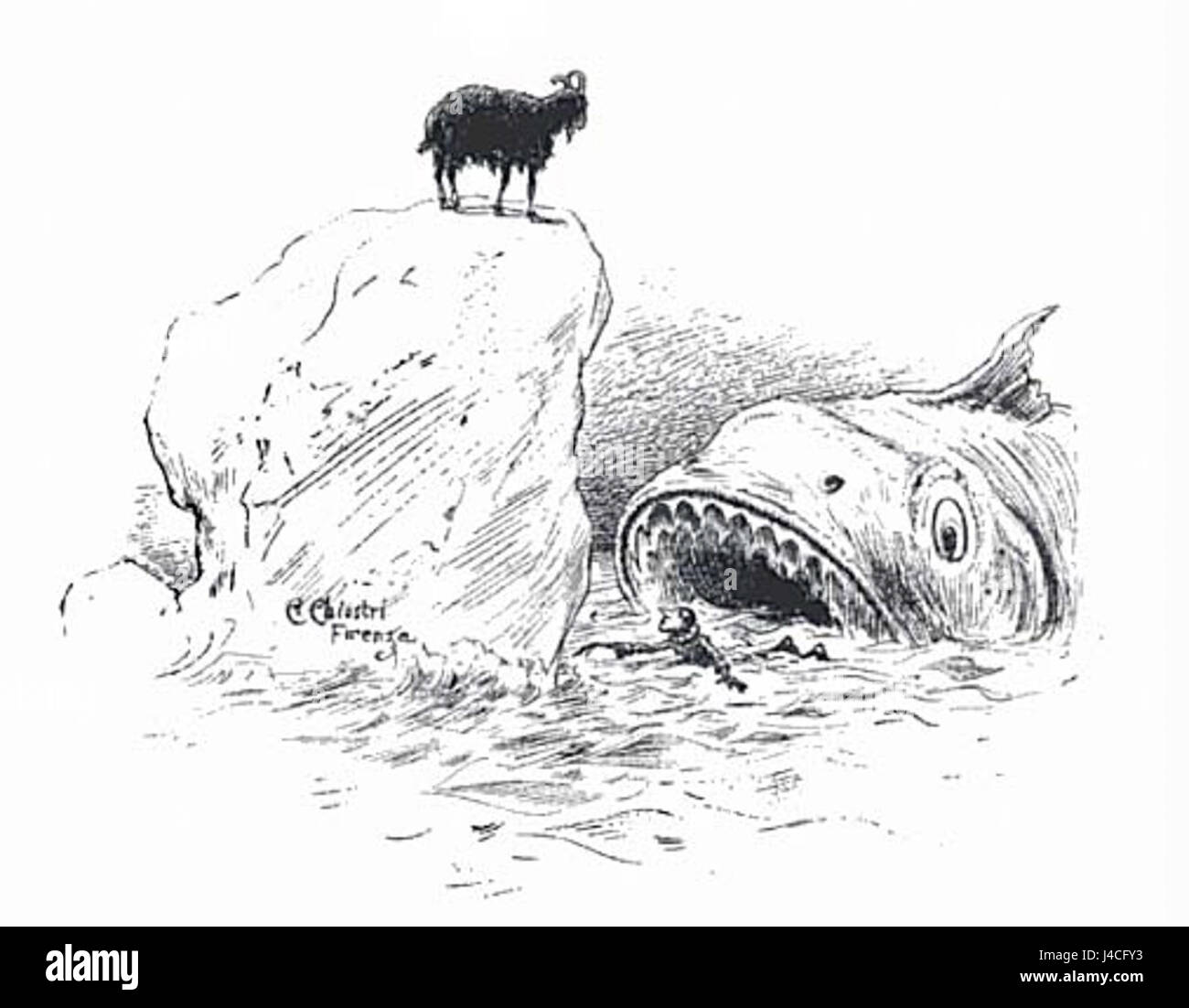 Cette référence semble se rapporter à une représentation de Pinocchio, probablement tirée d'une œuvre artistique ou littéraire, mettant en vedette le célèbre personnage dans un contexte culturel ou artistique spécifique. Banque D'Images