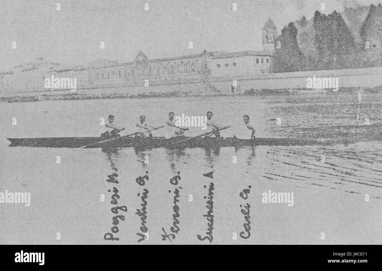 Pisa 1905 CanottieriArno Banque D'Images