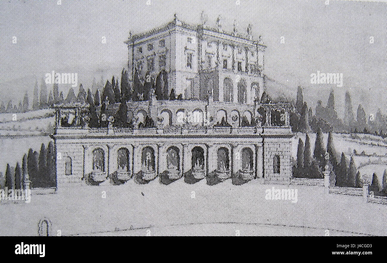 Pic Casa Joaquim Carreras est une référence à un bâtiment ou un lieu particulier, éventuellement associé à l'architecte Joaquim Carreras. Cela peut faire partie du patrimoine architectural ou d'une structure importante de la région. Banque D'Images