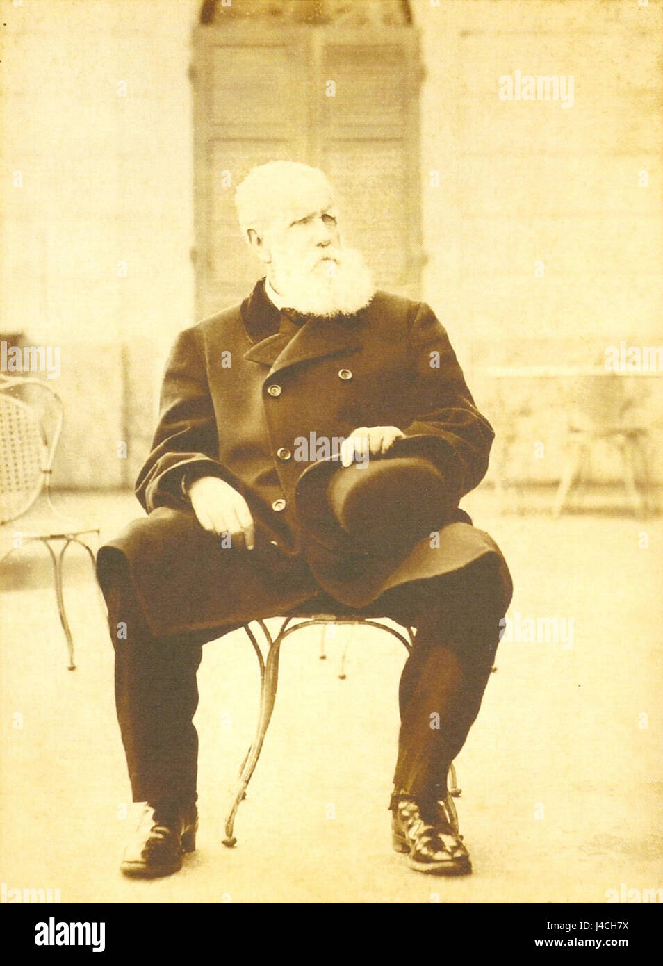 Pierre II fut le dernier empereur du Brésil, régnant de 1831 jusqu'à l'abolition de la monarchie en 1889. Son règne est marqué par la modernisation et les efforts pour abolir l'esclavage au Brésil. Banque D'Images