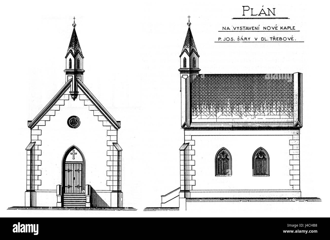 Kaple Plan svateho Josefa Banque D'Images Kaple Plan svateho Josefa Banque D'Images