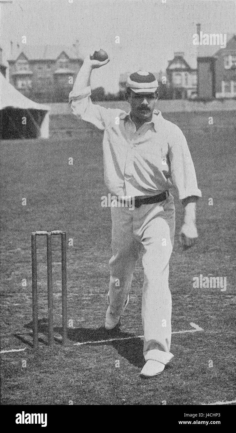 Ranji 1897 page 139 UN DVD illustrant une prestation douteuse Banque D'Images
