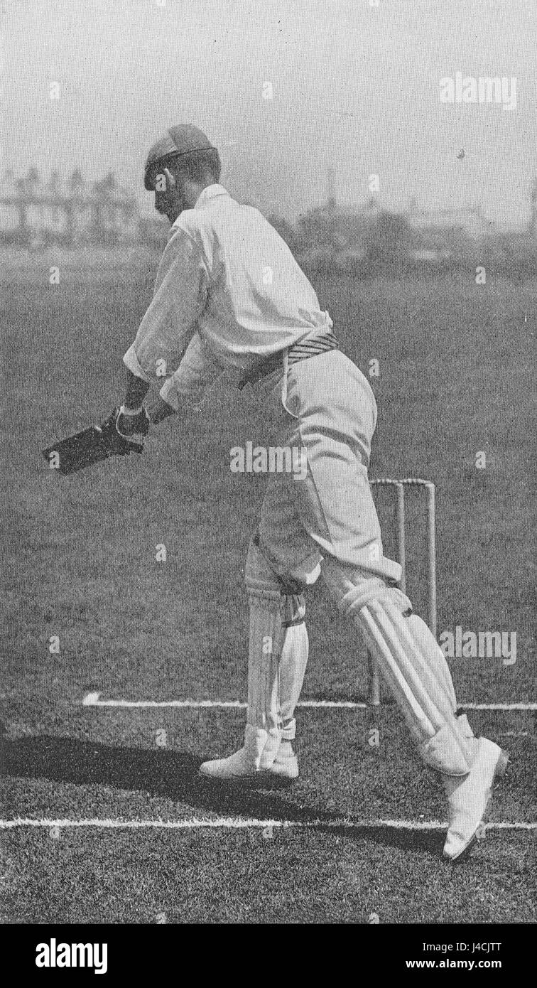 Ranji 1897 page 301 L. C. H. coupe Palairet Banque D'Images