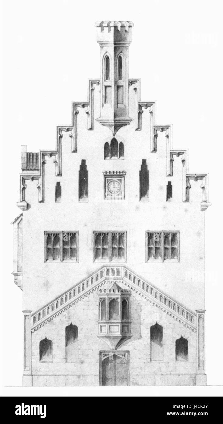 Regotisierung KE Rathaus (4) Banque D'Images