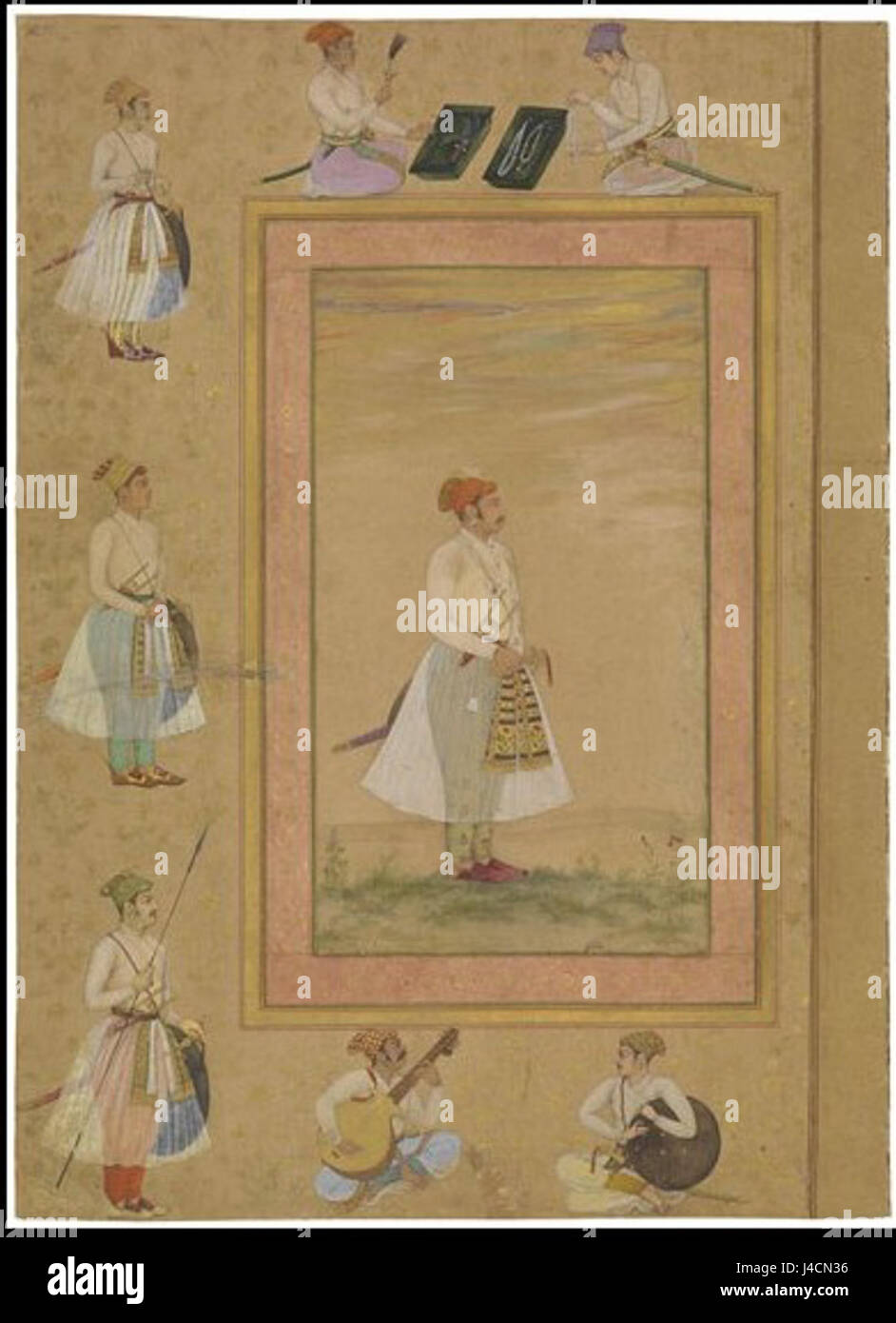 RAM Singh d'Amber était un souverain du Rajasthan, en Inde, connu pour son rôle dans l'histoire du Fort d'Amber et ses contributions à l'architecture et à la gouvernance du regionâ. Banque D'Images