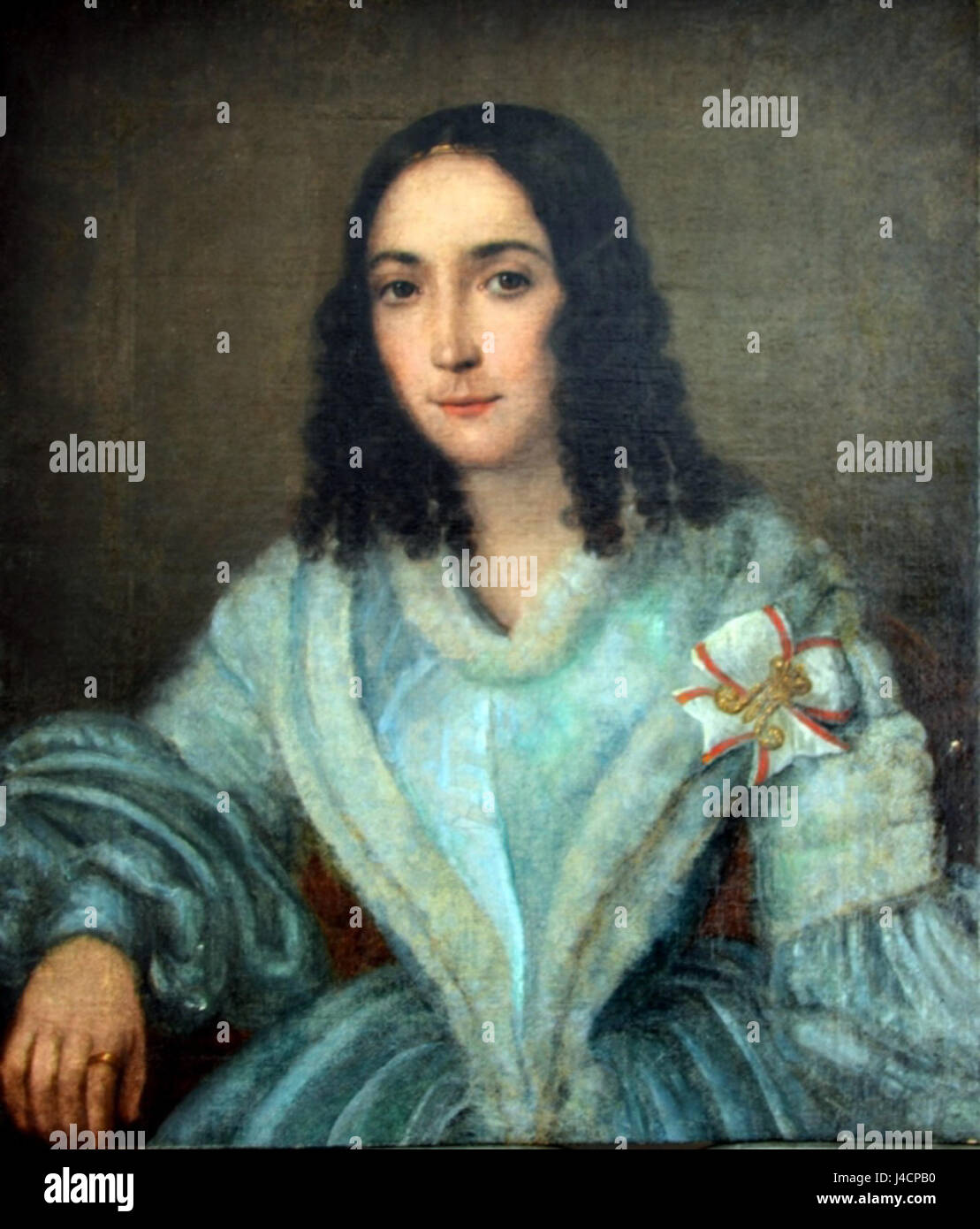 Portrait d'une dame avec cypher Banque D'Images