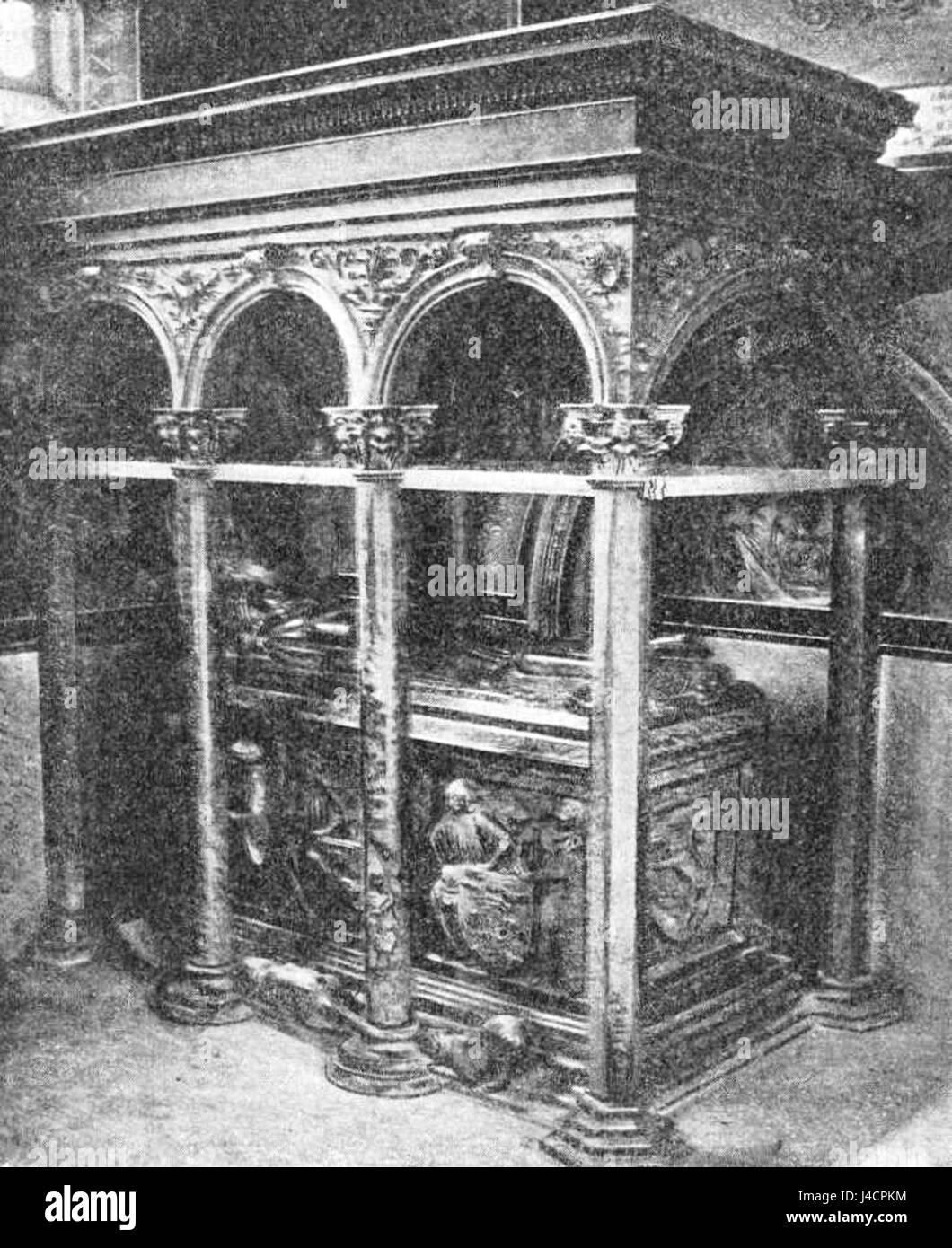 L'Encyklopedja staropolska ilustrowana de PL Gloger est une encyclopédie illustrée axée sur l'histoire, la culture et le patrimoine polonais. Volume 1, page 108a, contribue à la compréhension du riche héritage historique de la Pologne. Banque D'Images