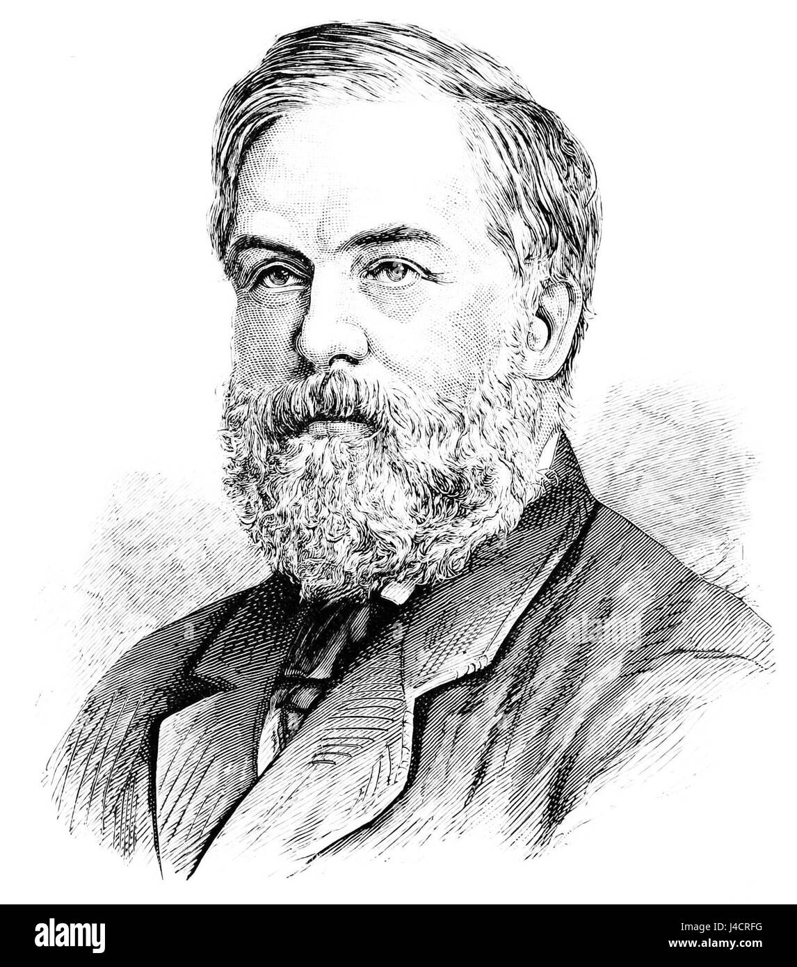 PSM V22 D594 Charles Wyville Thompson Banque D'Images