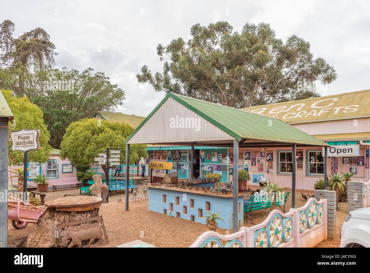 DARLING, AFRIQUE DU SUD 31 mars 2017 une boutique à Evita Perron se