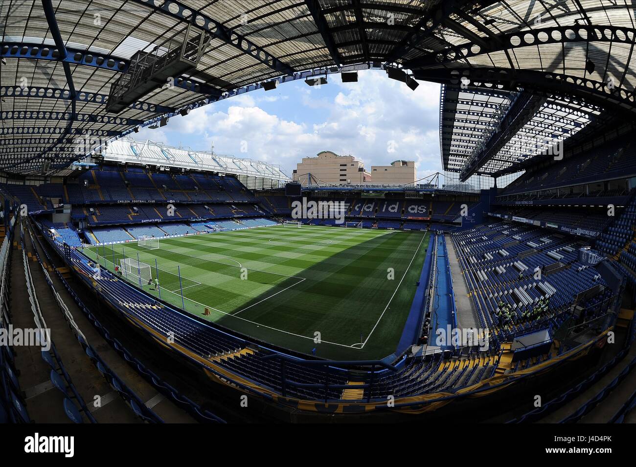 Une vue générale de l'IRB STAMFORD CHELSEA V SWANSEA CITY stade de Stamford Bridge Londres Angleterre 08 Août 2015 Banque D'Images