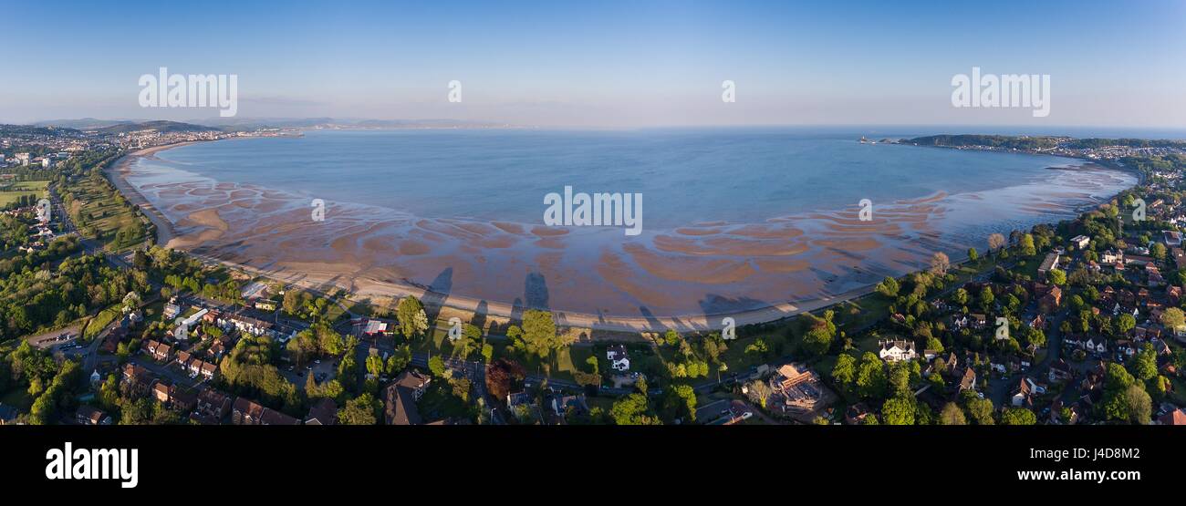 Vue panoramique sur la Baie de Swansea Banque D'Images