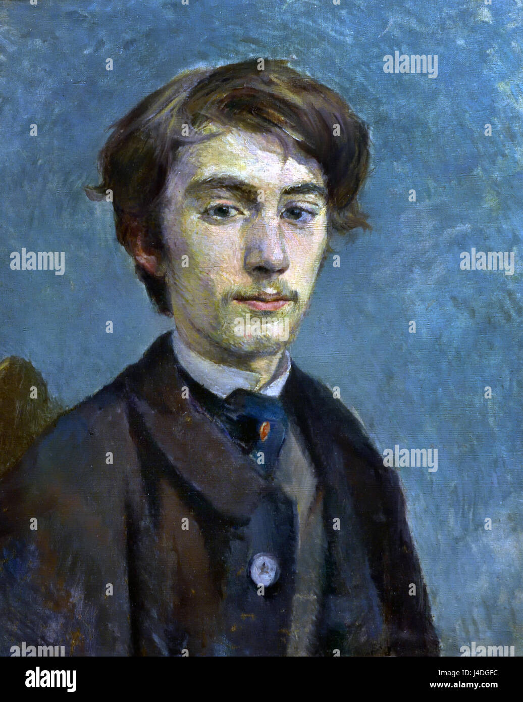 Emile Bernard 1886 par Henri de Toulouse Lautrec 1864-1901 France French Banque D'Images