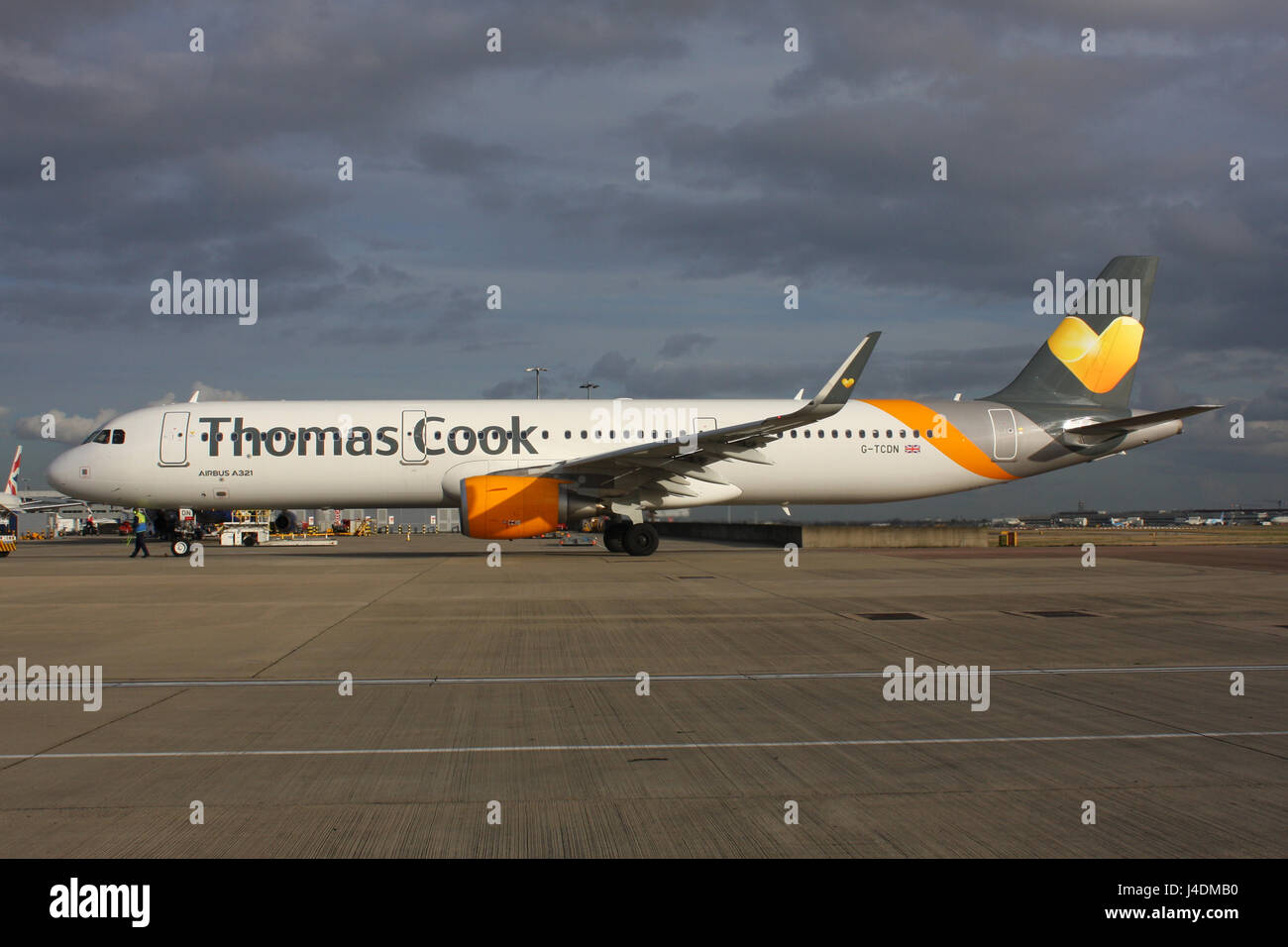 THOMAS COOK A321 Banque D'Images