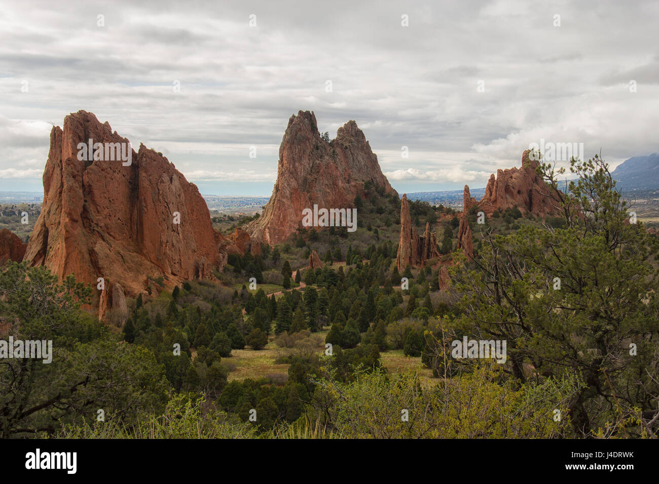 Garden of the Gods Colorado Banque D'Images