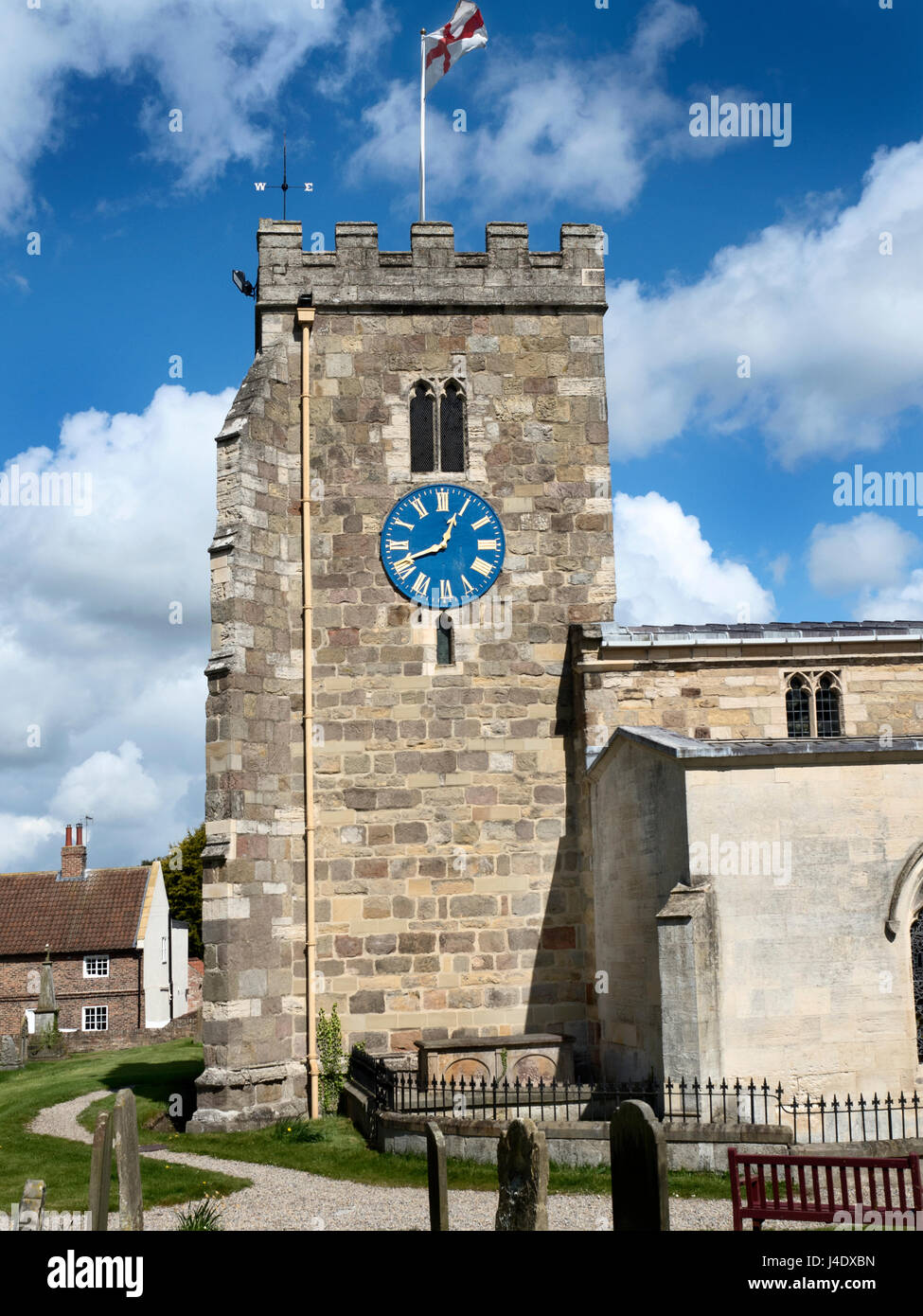 Église de Saint André à Aldborough Boroughbridge près de North Yorkshire Angleterre Banque D'Images