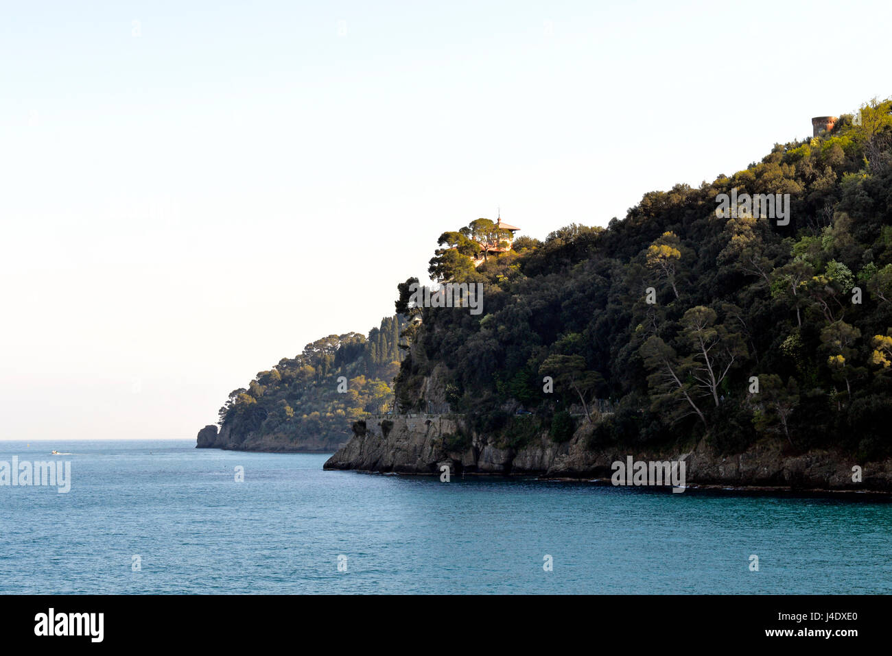 Château Paraggi, villa Bonomi Bolchini, Portofino, Paraggi, Santa Margherita Ligure, Italie Banque D'Images