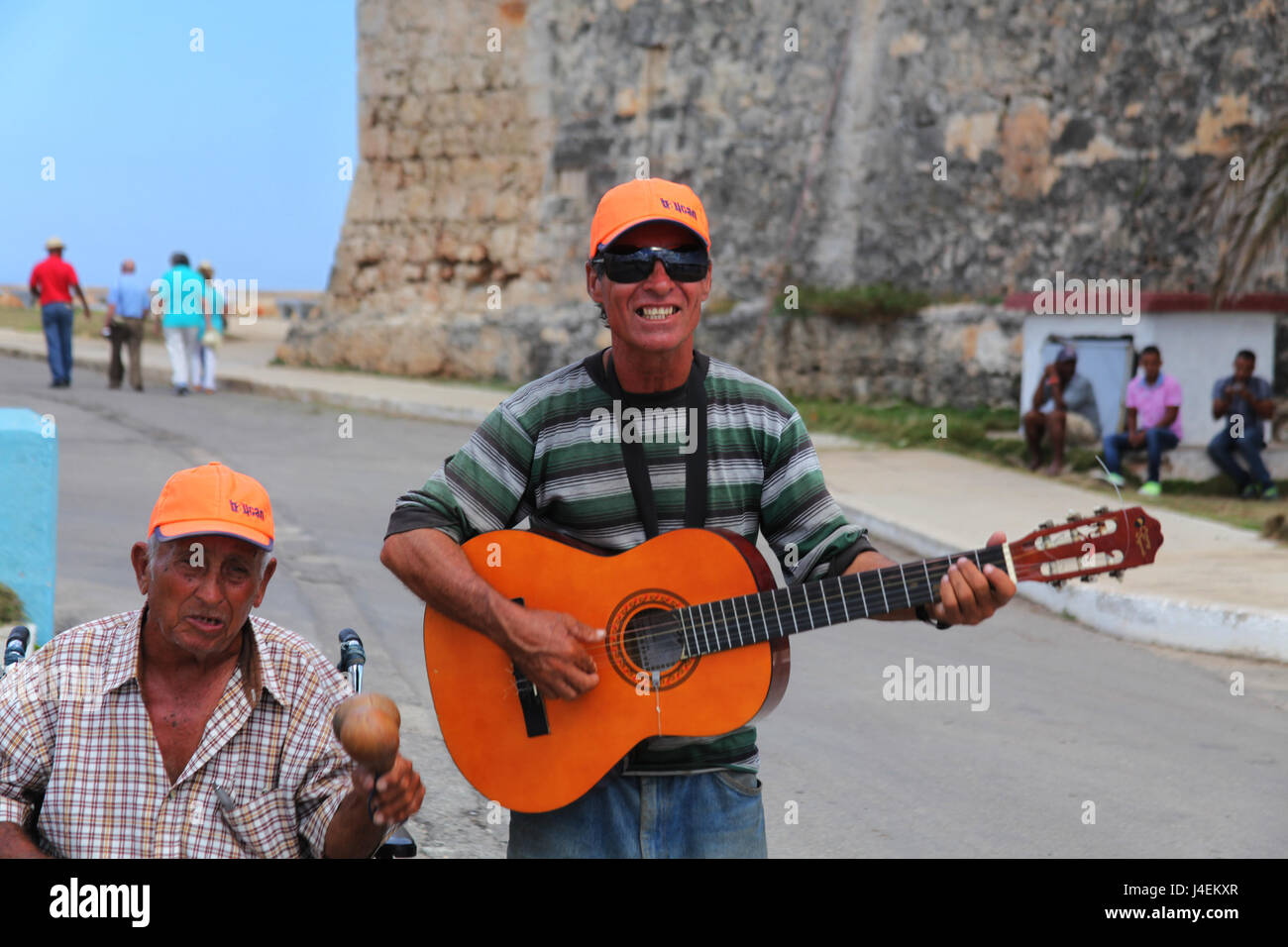 Musiciens cubains à La Havane, Cuba. Banque D'Images