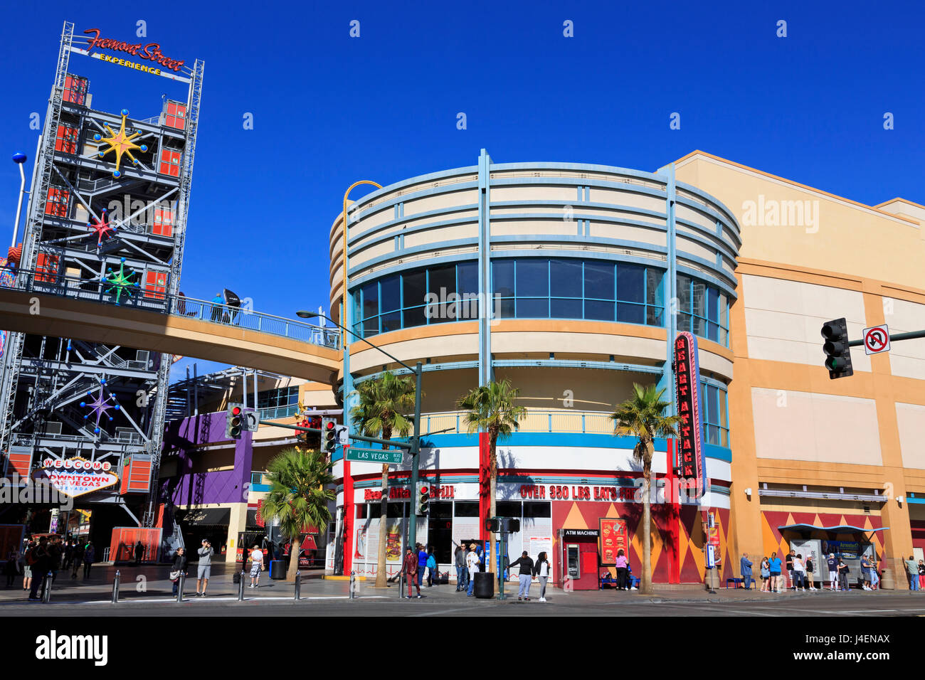 Fremont Street, Las Vegas, Nevada, États-Unis d'Amérique, Amérique du Nord Banque D'Images