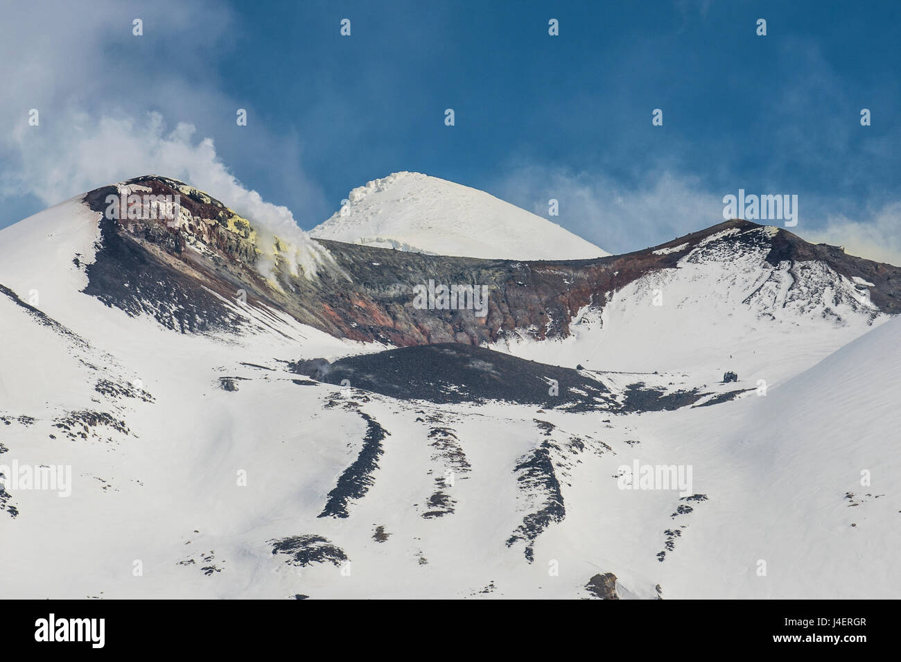 Sur une montagne dans le Parc National de Daisetsuzan, UNESCO World Heritage Site, Hokkaido, Japon, Asie Banque D'Images