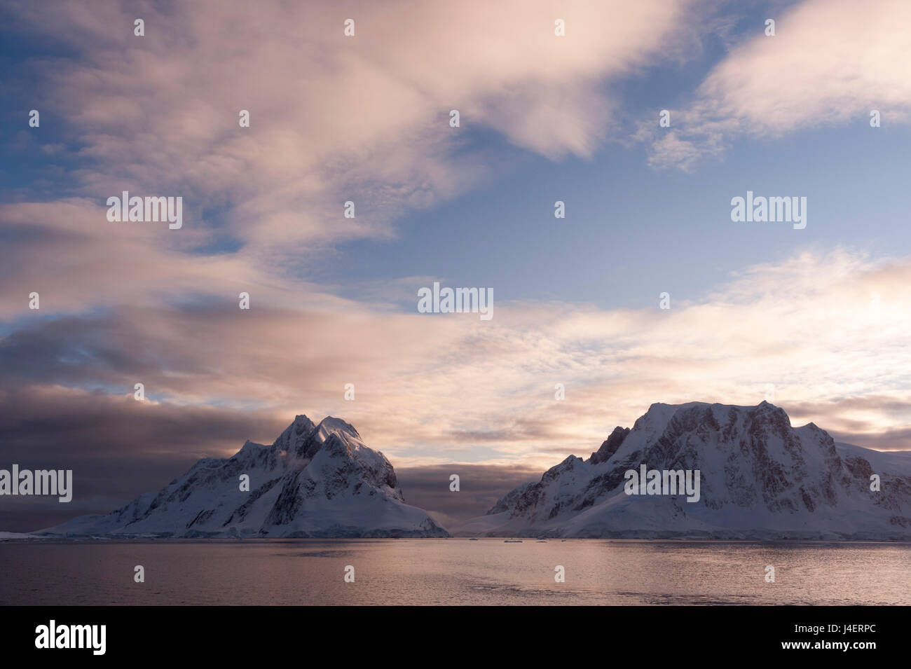 Canal Lemaire, l'Antarctique, régions polaires Banque D'Images
