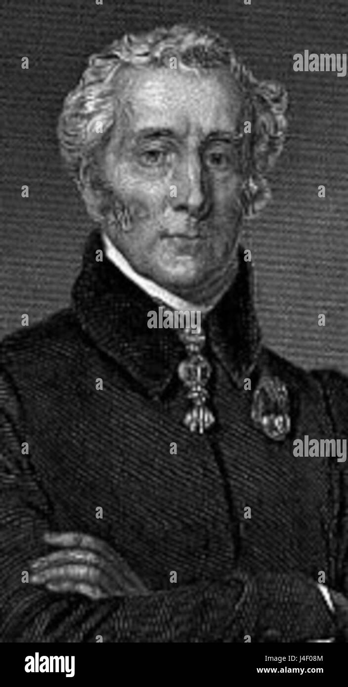 Arthur Wellesley, 1er duc de Wellington Banque D'Images