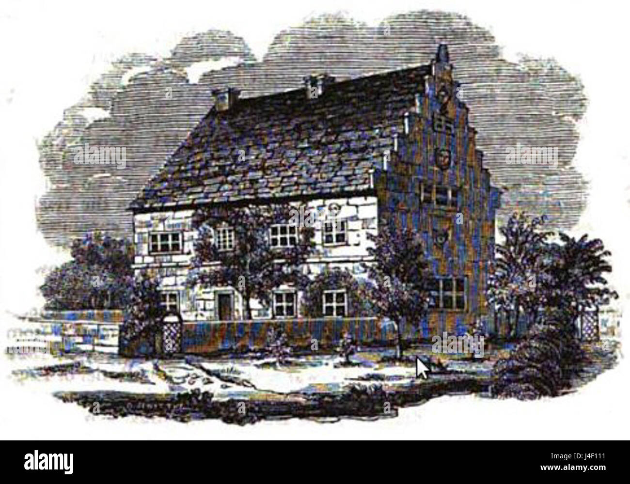 Ancien lieu Sleaford Banque D'Images