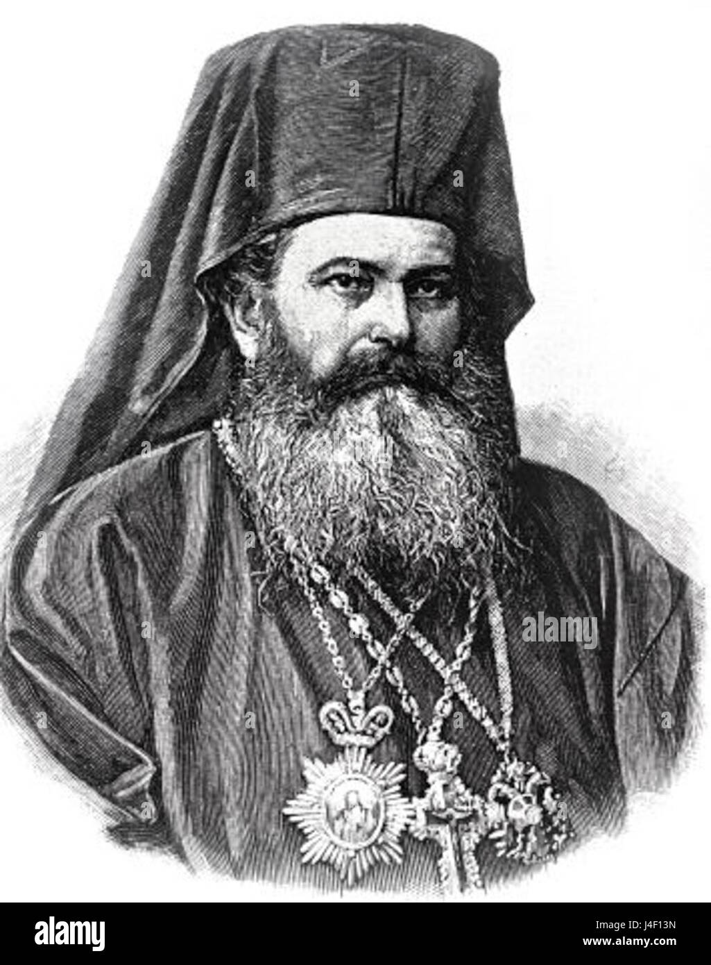 Porfirius, archevêque du Sinaï, était une figure religieuse éminente connue pour son leadership dans la péninsule du Sinaï et ses contributions à l'église chrétienne primitive. Banque D'Images