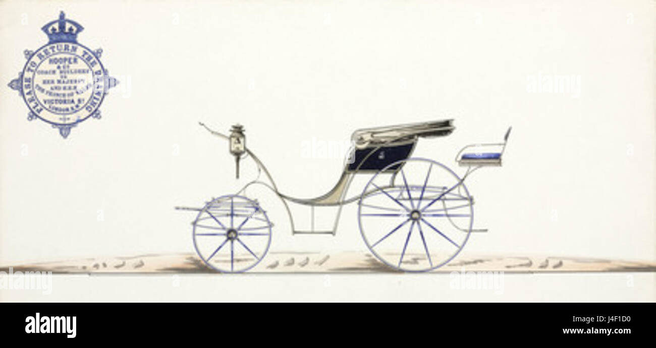 Phaeton 19e siècle Banque D'Images