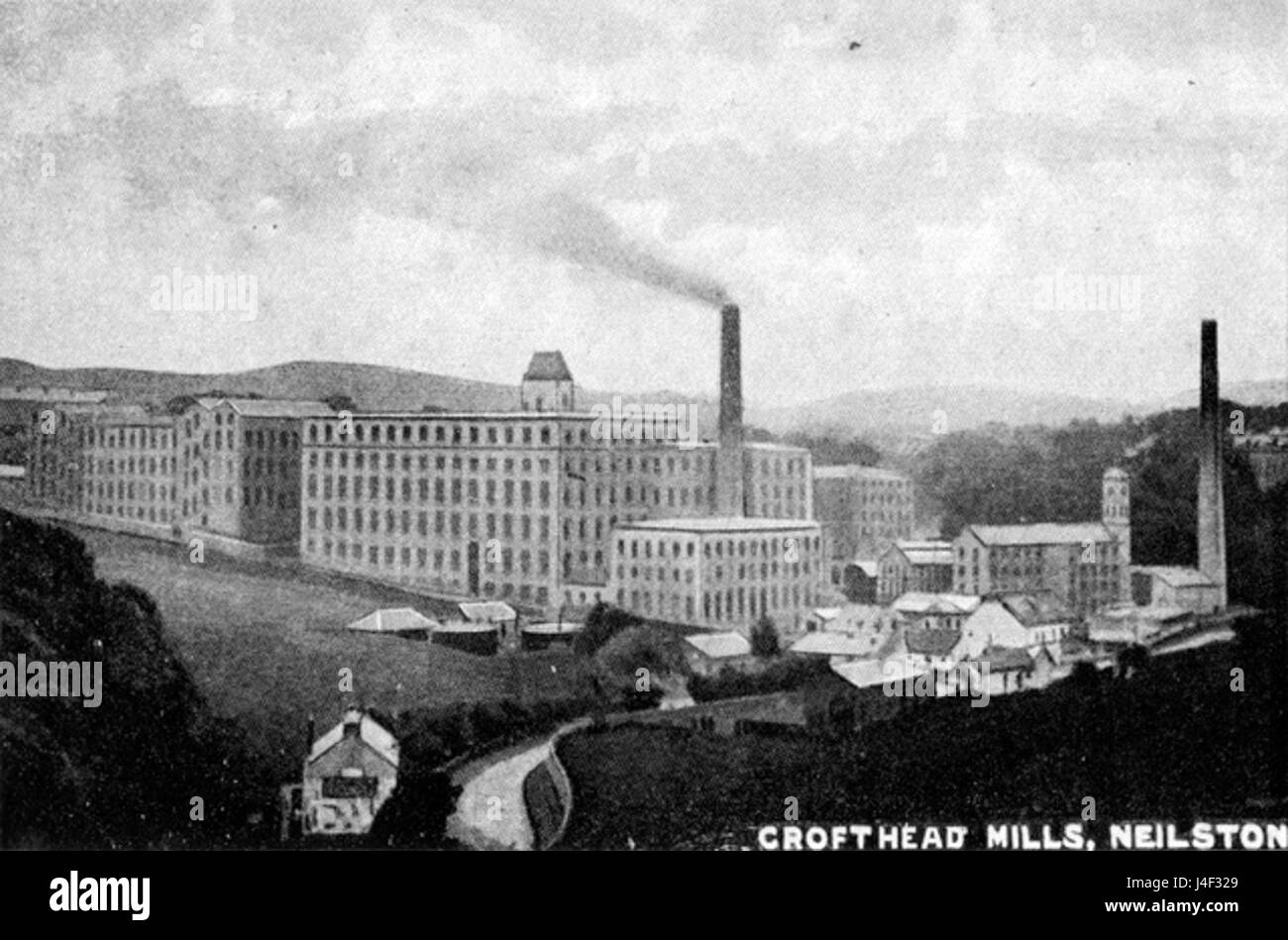 Crofthead Mills Neilston Banque D'Images