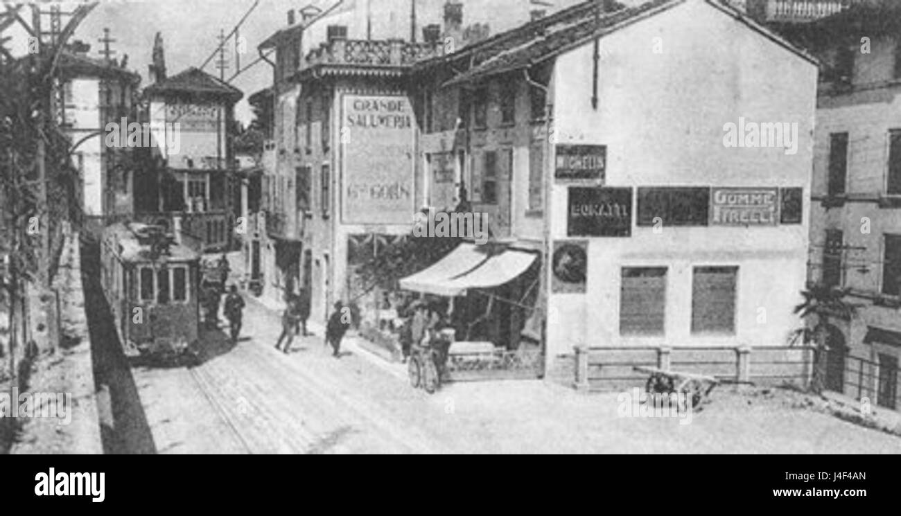 Gardone Riviera 1930 Banque D'Images