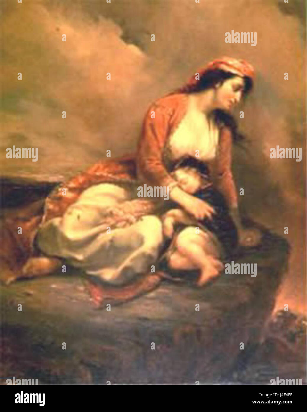 Decaisne Griekse vrouw Banque D'Images