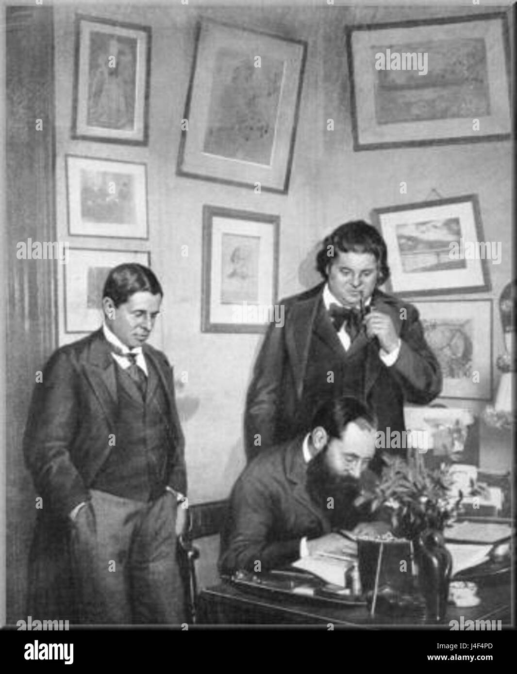 Ropartz Magnard photo Ysaye Ruck Banque D'Images