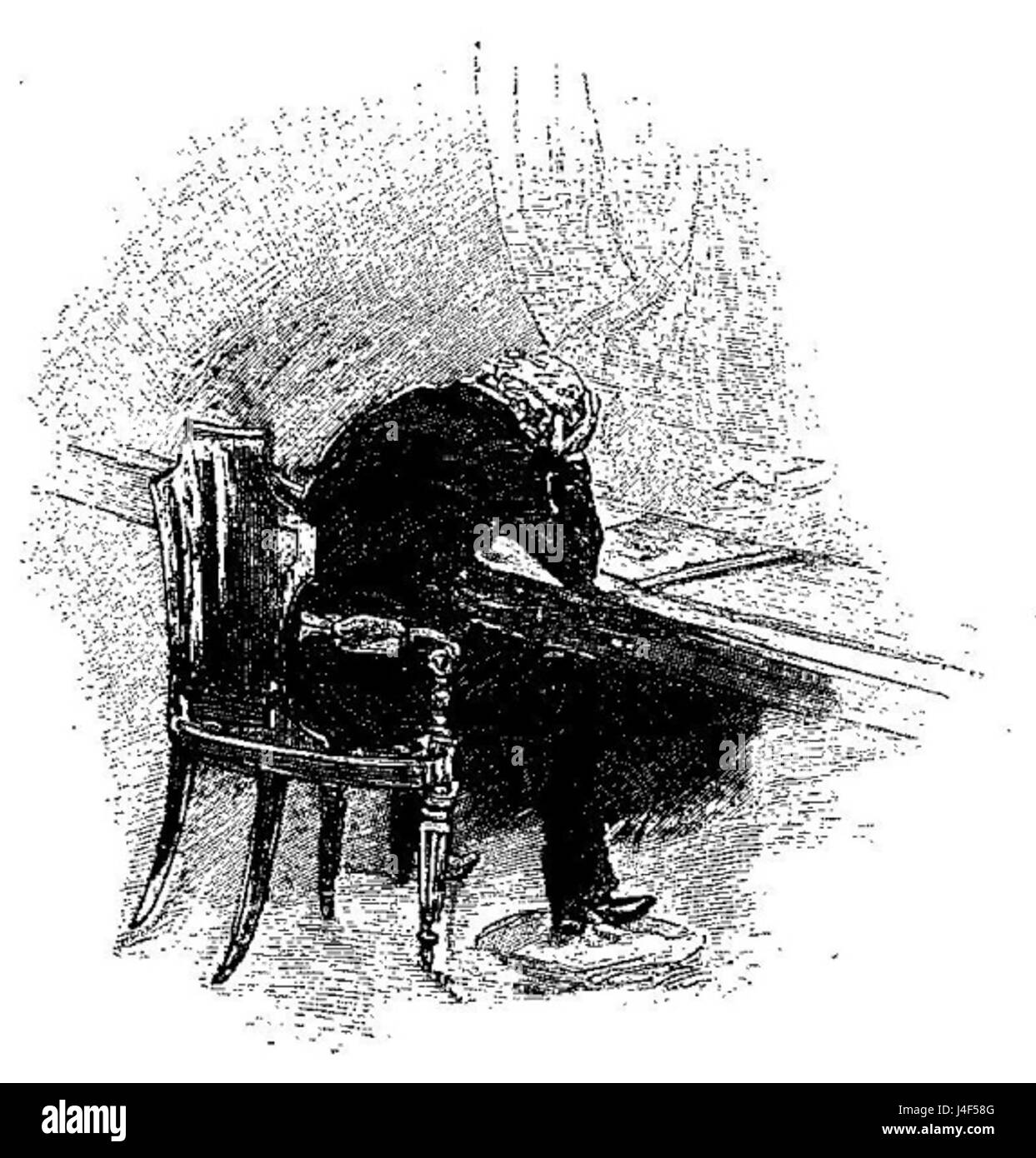 Malot En famille 1893 p475 Banque D'Images