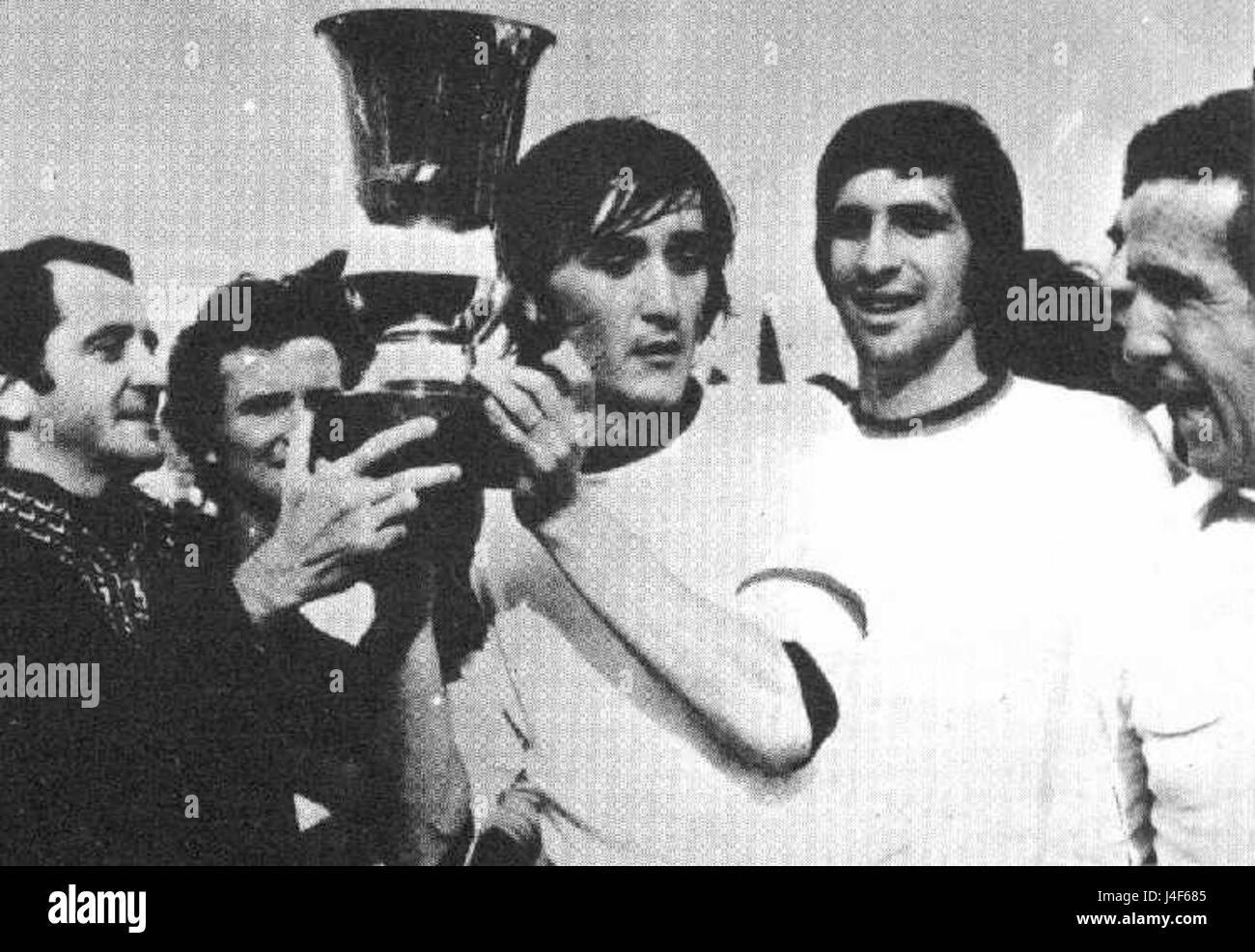 Roma Coppa Anglo Italiana 1972 Ciccio Cordova Banque D'Images