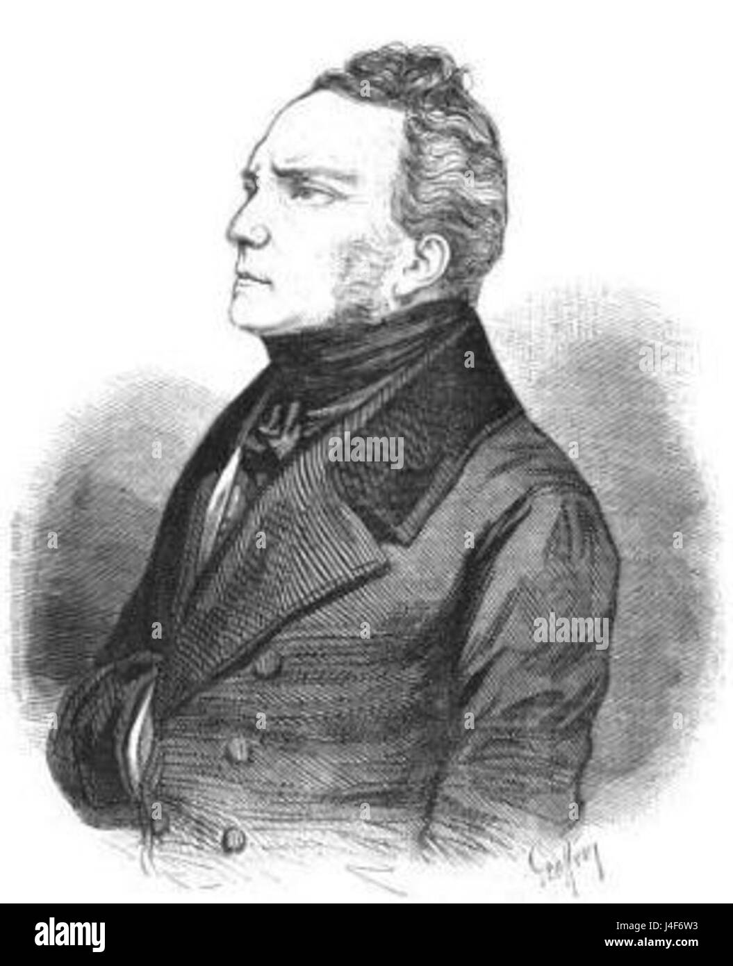 Barbet de Jouy Jacques juste Banque D'Images