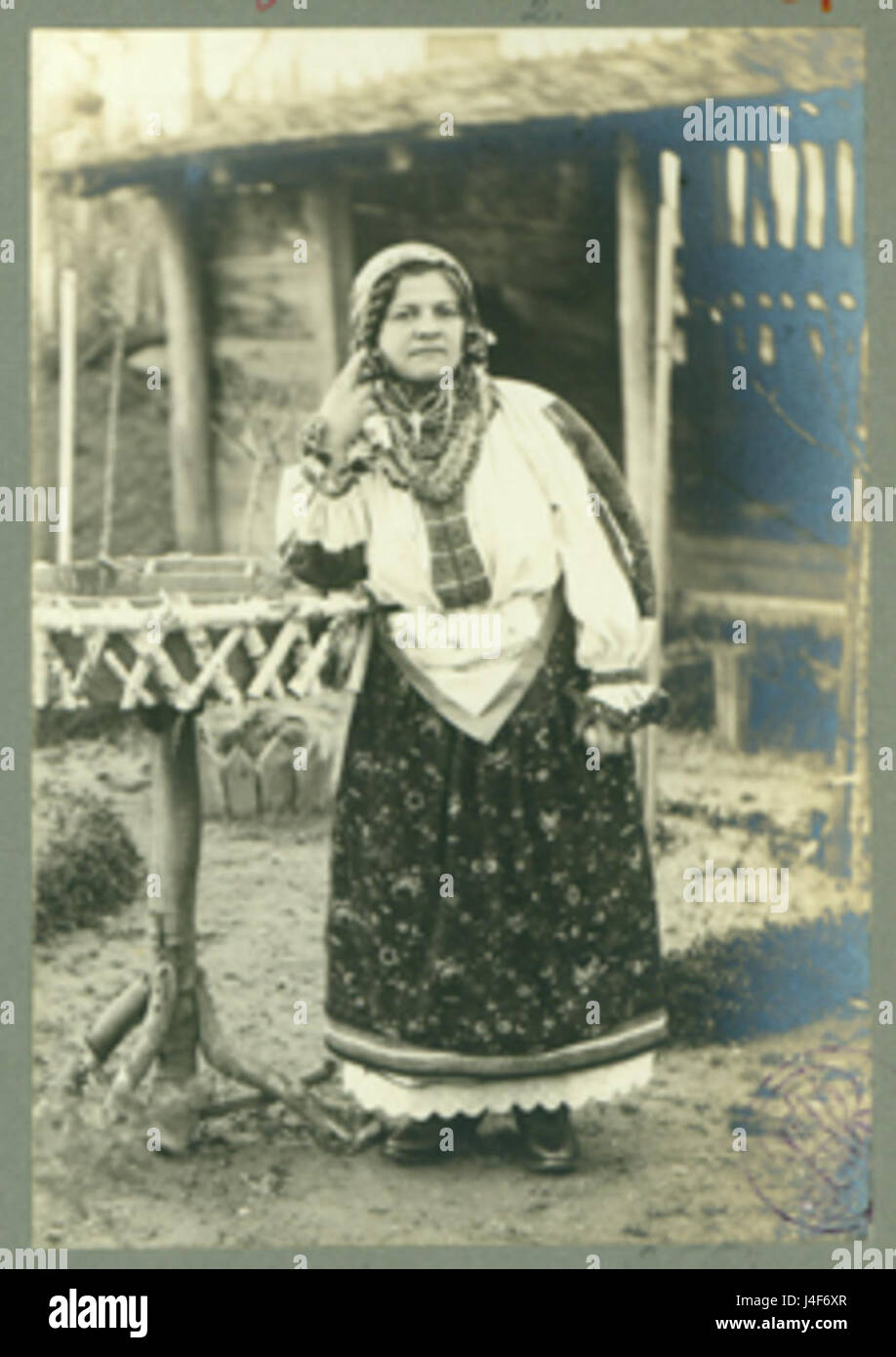 Adler populaires Costume Ghelar din jud. Hunedoara Banque D'Images