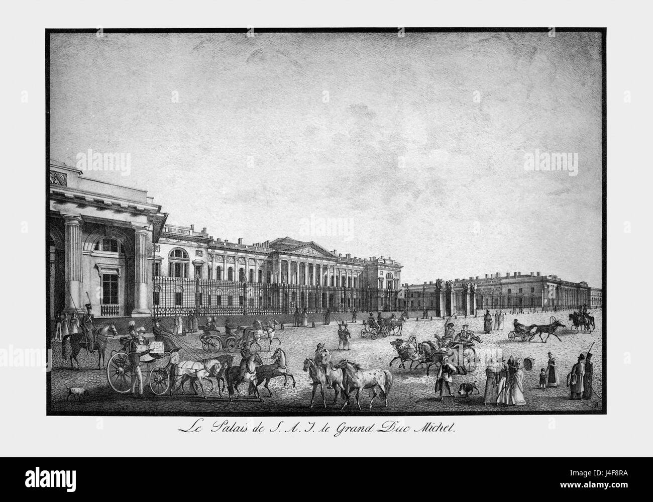 Saint Petersbourg PalaisGrandDucMichel Banque D'Images
