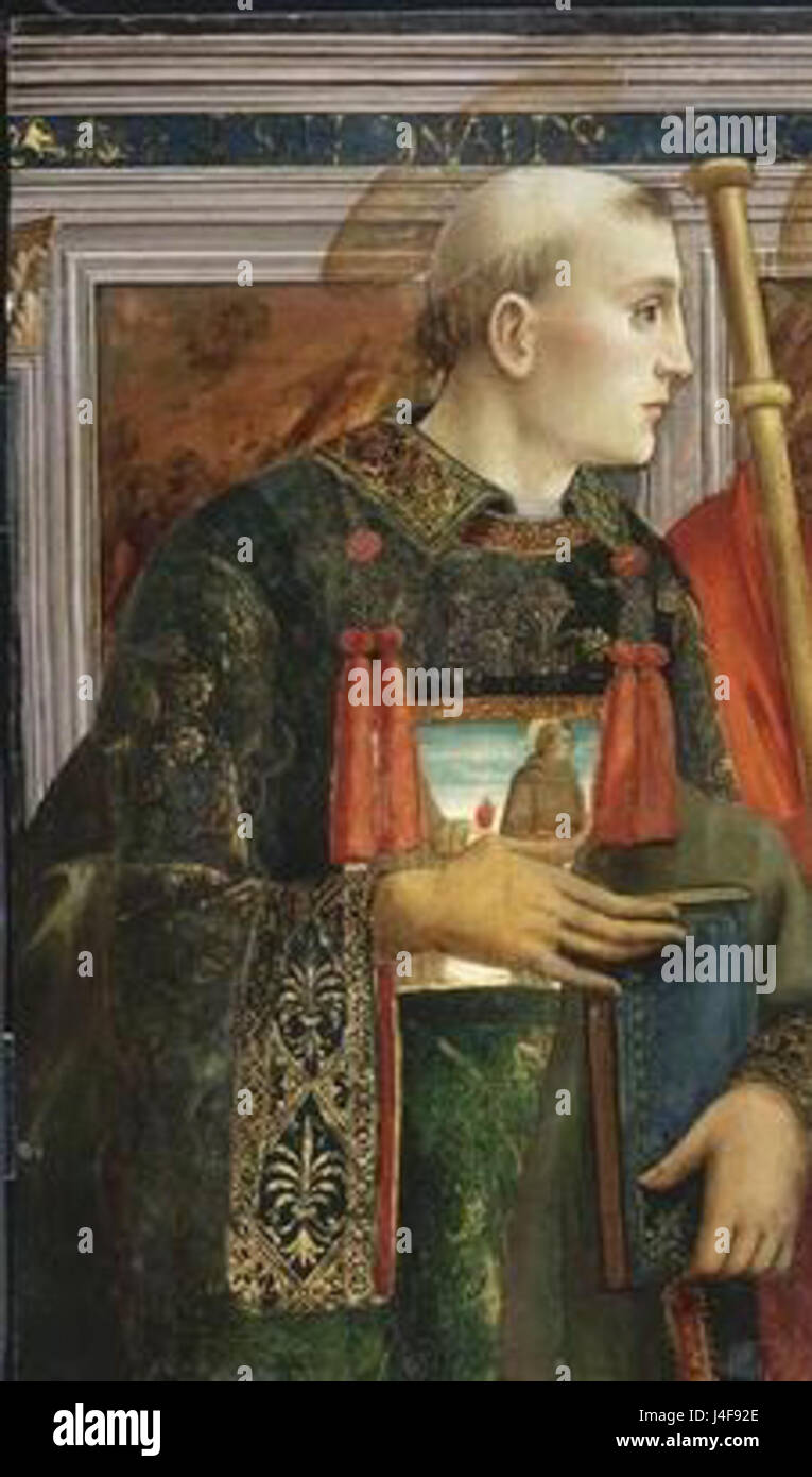 Saint Léonard de Port Maurice, prêtre franciscain italien, est connu pour son travail missionnaire et son dévouement à la diffusion du christianisme en Italie. Ses contributions à la communauté religieuse demeurent importantes. Banque D'Images