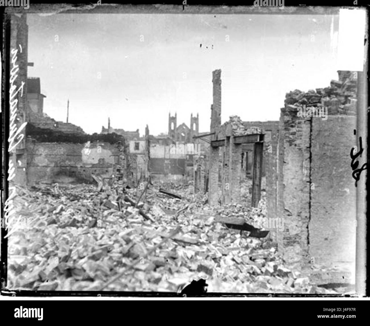 Chinatown de San Francisco 1906 Banque D'Images