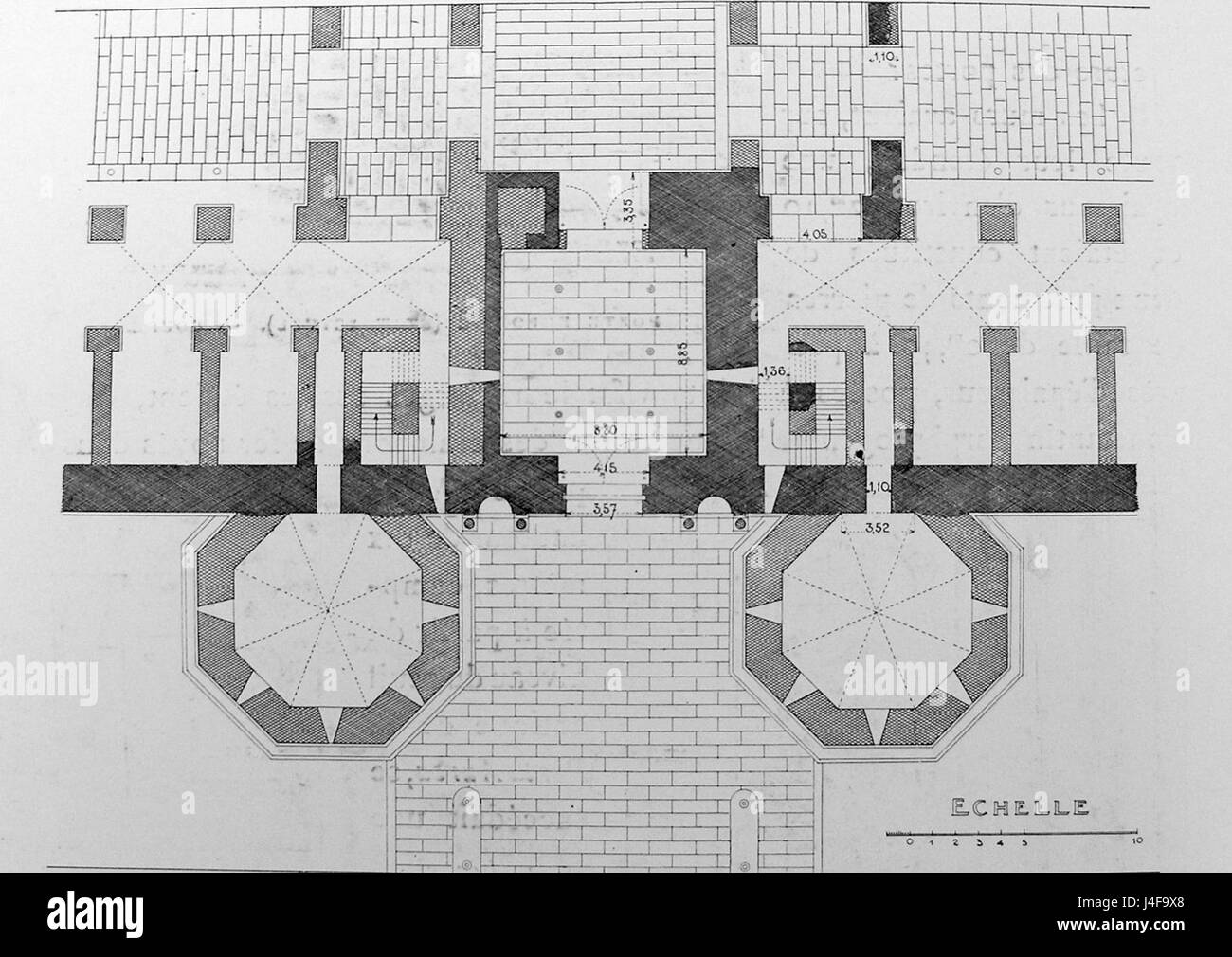 Plan Porta Aurea SPLIT Banque D'Images Plan Porta Aurea SPLIT Banque D'Images