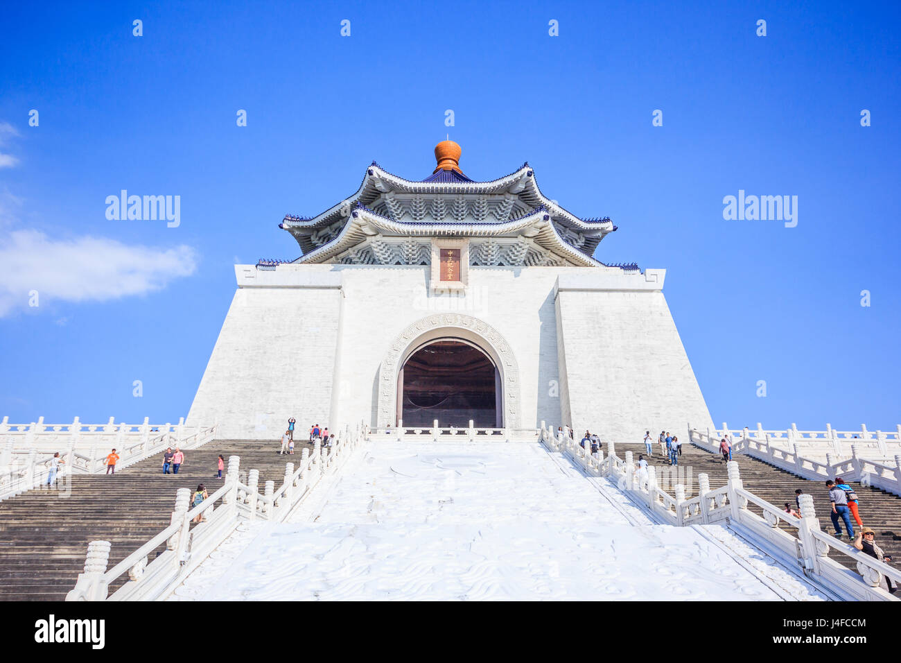 Chiang Kai Shek Memorial Hall, Taiwan. Un célèbre monument, monument et une attraction touristique Banque D'Images